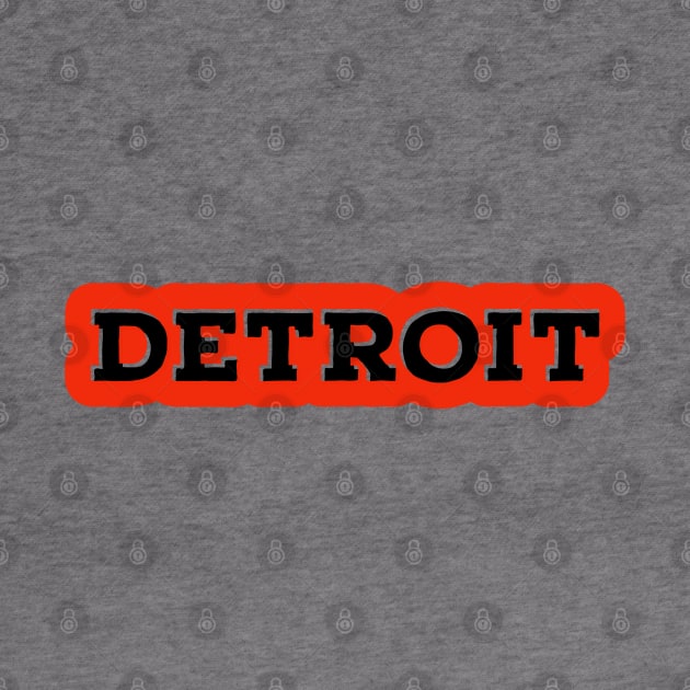Detroit Red by CoolMomBiz